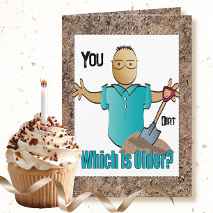 Snarky Humour Funny Male Ethnic Cartoon Birthday Card