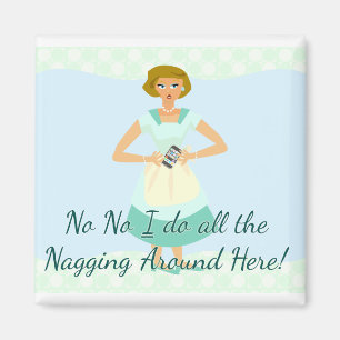 Snarky Nagging Smart Phone Slogan Magnet