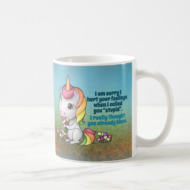 Snarky Unicorn Mug (Right)