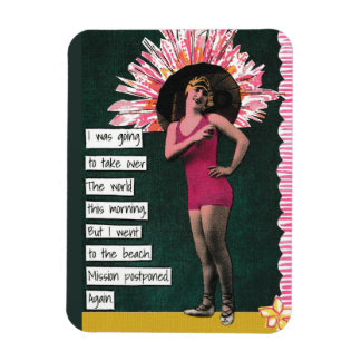 Snarky Vacation Magnet Beach Day