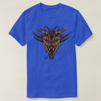 Snarling Dragon Head Graphic T-Shirt