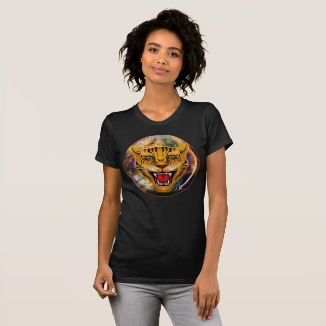 Snarling Tiger Nebula T-Shirt (Front Full)