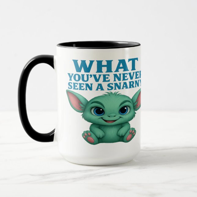 Snarny Friend™ – Never Seen One Like This Edition Mug (Left)