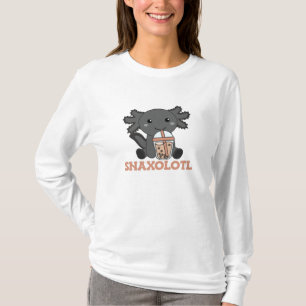 Snaxolotl Axolotl Bubble Tea Lovers Sweet Animals T-Shirt