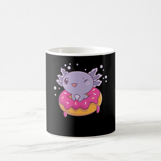 Snaxolotl Axolotl Doughnut Lovers Sweet Animals Coffee Mug (Center)