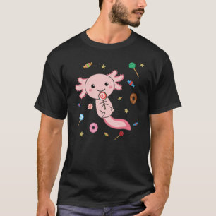 Snaxolotl Axolotl Lover Cute Animals Candy T-Shirt