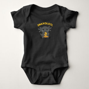 Snaxolotl Axolotl Lover Cute Animals Pizza Baby Bodysuit