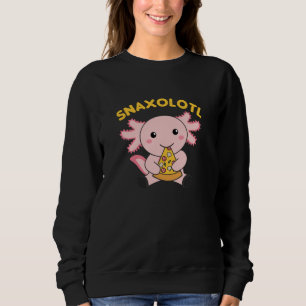 Snaxolotl Axolotl Lover Cute Animals Pizza Sweatshirt