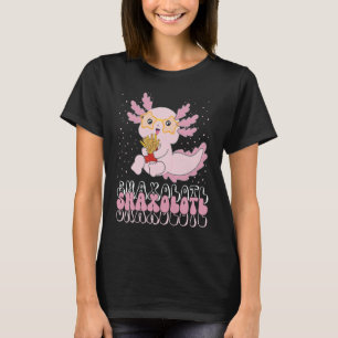 Snaxolotl Cute Axolotl French Fries Food Animal T-Shirt