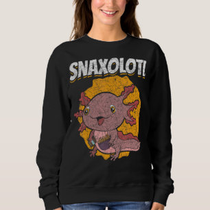 Snaxolotl Mexican Salamander Snack Amphibian Axol Sweatshirt