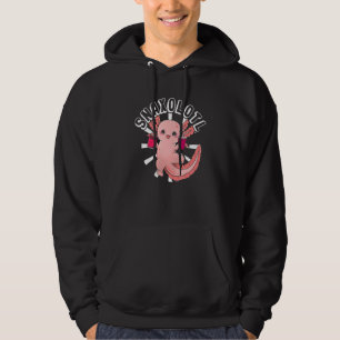 Snaxolotl Snack Amphibian Aquarium Owner Axolotl Hoodie