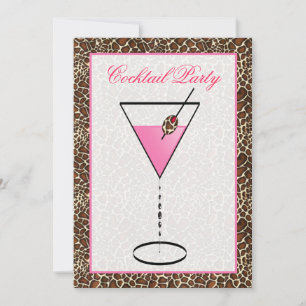 snazzy Cocktail party Invitation