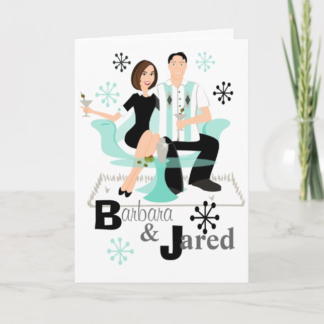 Snazzy Couple Card (Front)