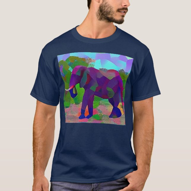Snazzy Elephant T-Shirt (Front)