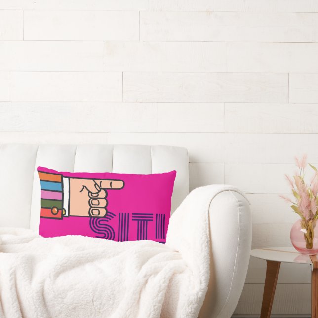 Snazzy Pointing Finger Lumbar Cushion (Couch)