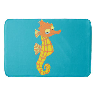 Snazzy Seahorse Bath Mat