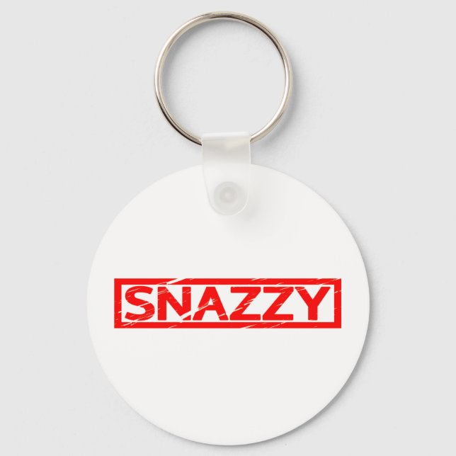 Snazzy Stamp Key Ring (Front)