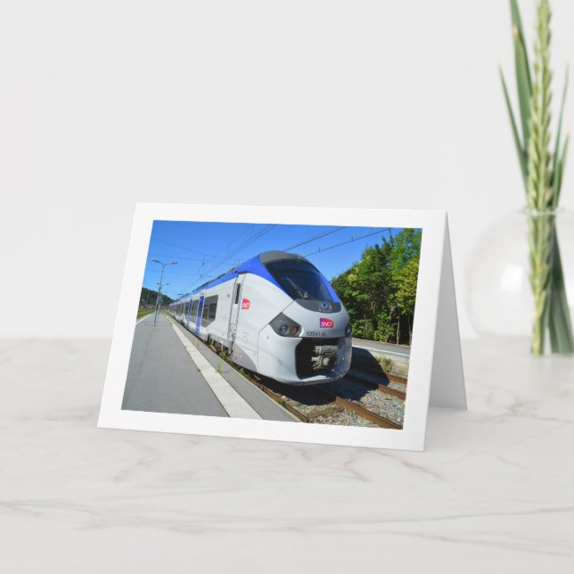 SNCF local train Holiday Card (Front)