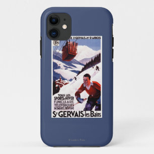 SNCF Railway Cable Car Promo Poster iPhone 11 Case