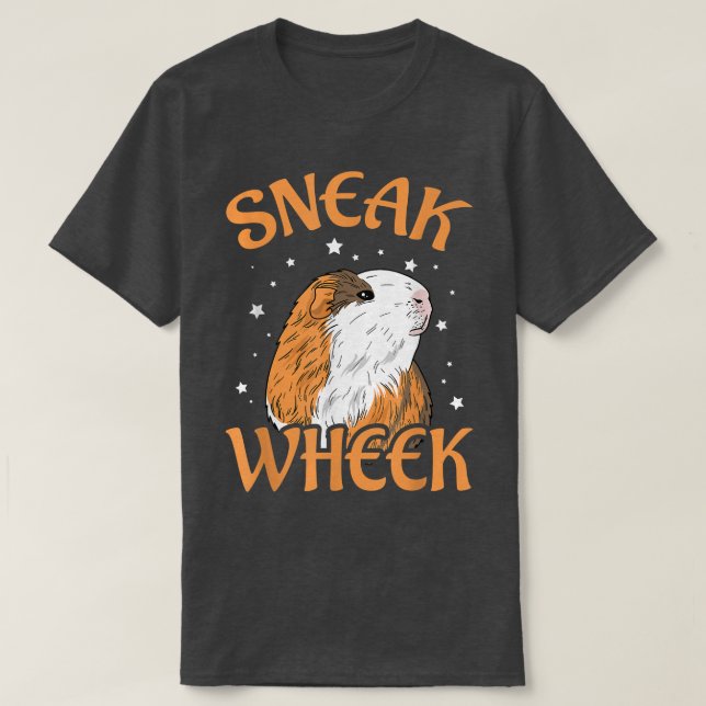 Sneak wheek Design for a Guinea Pig owner  T-Shirt (Design Front)