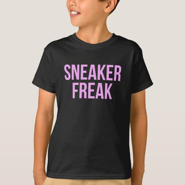 Sneaker Freak Print T-Shirt (Front)