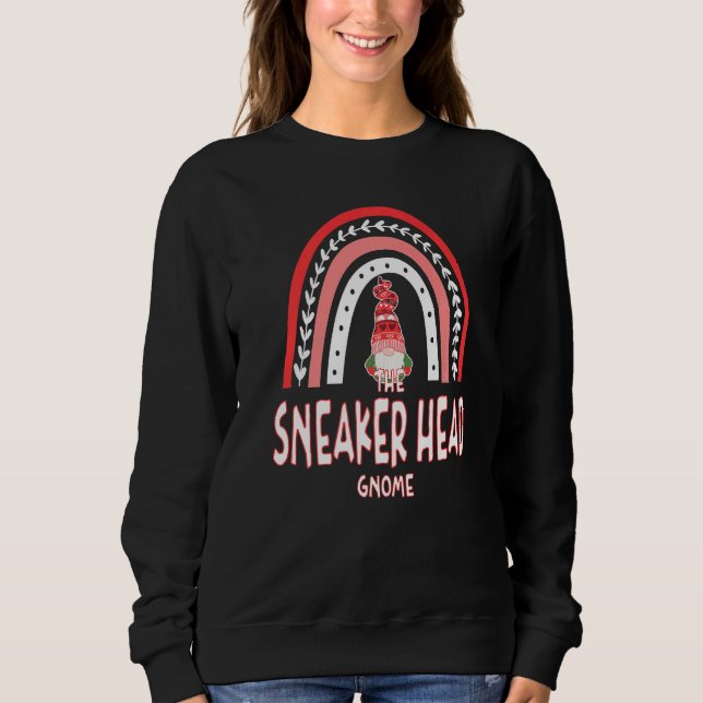 Sneaker Gnome Matching Christmas Pjs For Family Sweatshirt (Front)