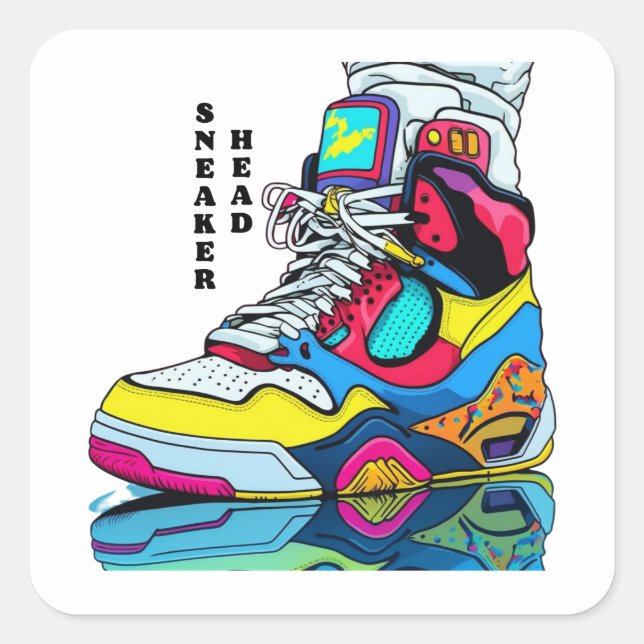 Sneaker Head sticker (Front)