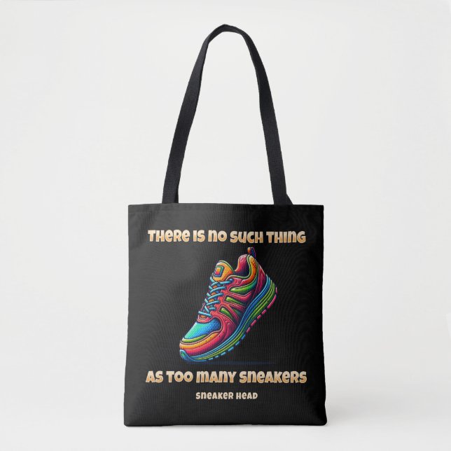 Sneaker Head Tote Bag (Front)