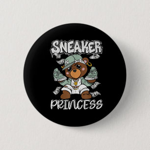 Sneaker Princess Girl Afro Seafoam Abundance 4s Ma 6 Cm Round Badge