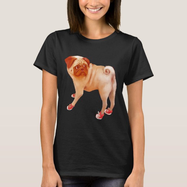 Sneaker Pug Classic T-Shirt 838 (Front)