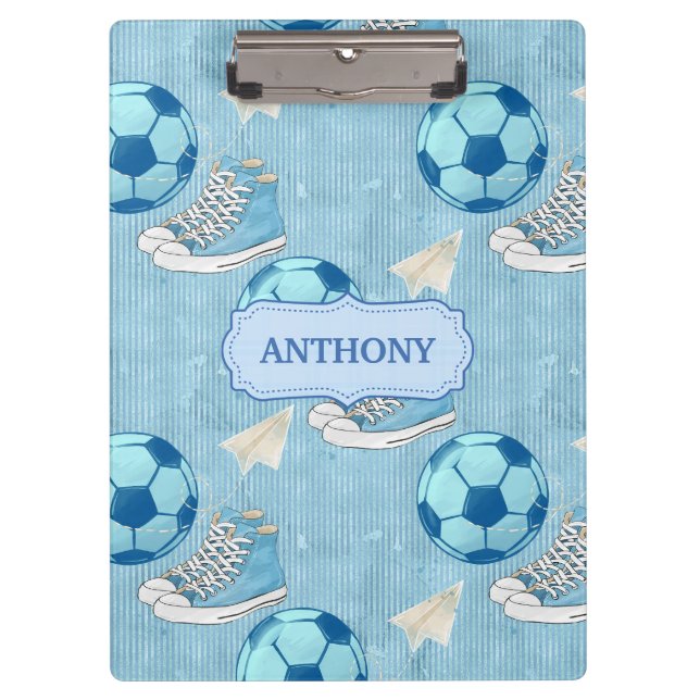 Sneakers and  Football Back to School Clipboard (Front)