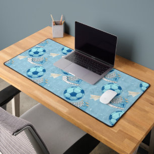 Sneakers and  Football Back to School Desk Mat