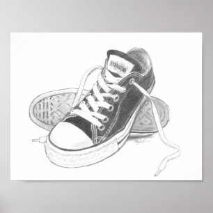 Sneakers Art Print Poster