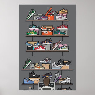 Sneakers Collection Art Print