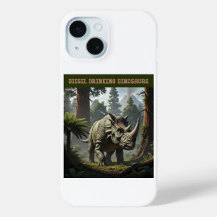 Sneaking triceratops iPhone 15 case