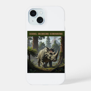 Sneaking triceratops iPhone 15 case