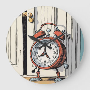 Sneaky Alarm Clock - Whimsical Doorway 