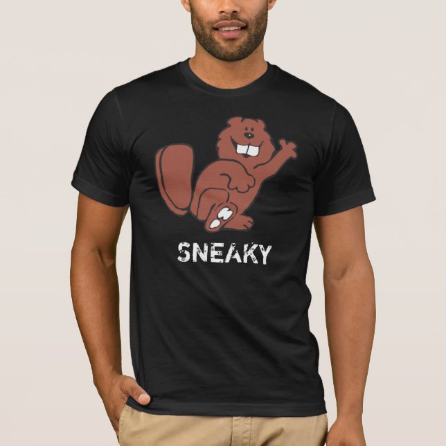 Sneaky Beaver T-Shirt (Front)