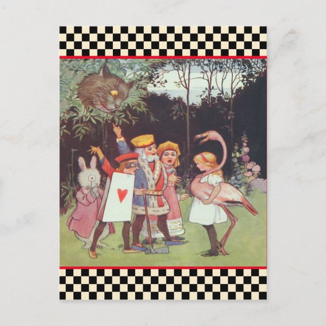 Sneaky Cheshire Cat - Postcard / Invitation (Front)
