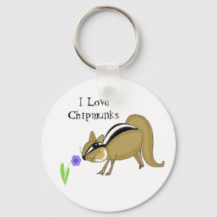 Sneaky Chipmunk Key Ring