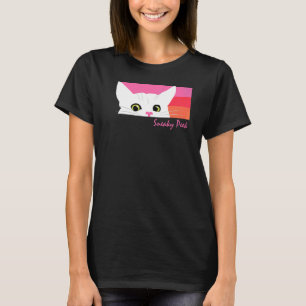 Sneaky Peek Cat T-Shirt