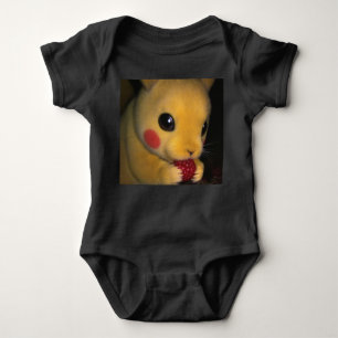 Sneaky Pikachu Trail Cam Snap Baby Bodysuit