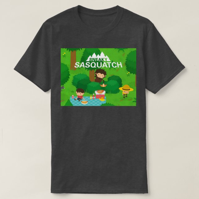Sneaky Sasquatch 12 T-Shirt (Design Front)