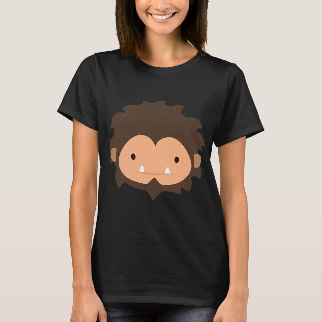 Sneaky Sasquatch Big Head T-Shirt (Front)