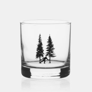 Sneaky Sasquatch Whiskey Glass