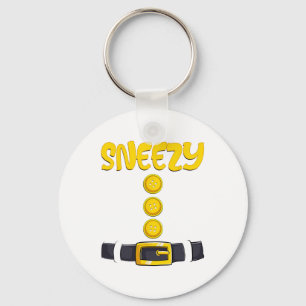 Sneezy Halloween Dwarf Costume Colour Matching Key Ring