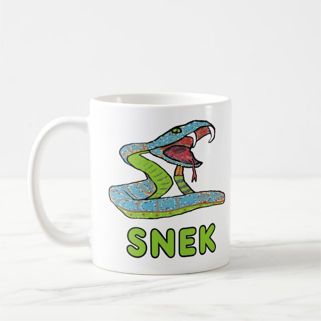 Snek (Snake) Coffee Mug (Left)