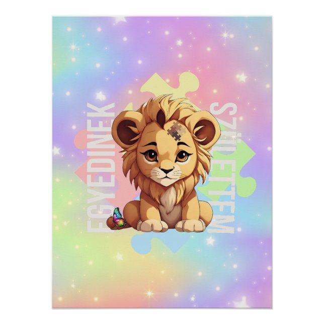 SNI affirmációk motivációk | Oroszlán  Poster (Front)