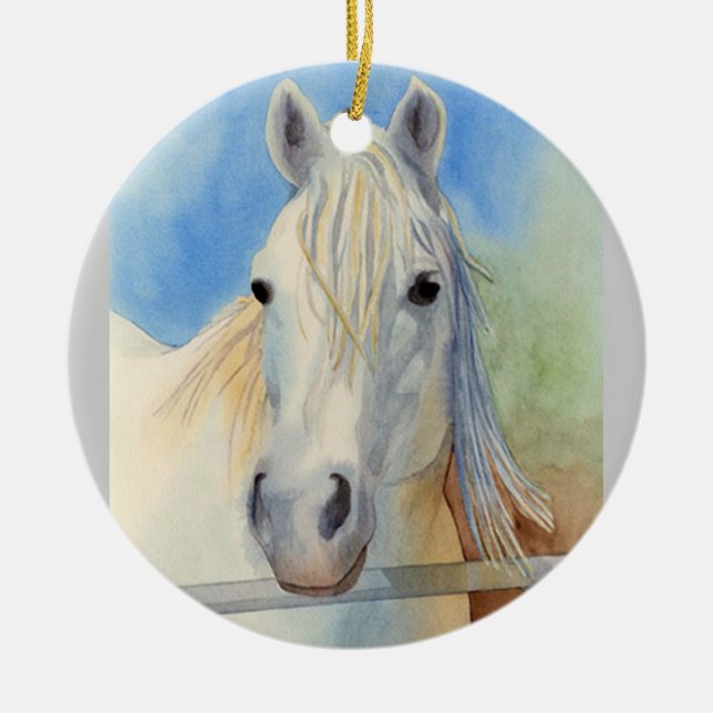 Snicker Doodle Ceramic Ornament (Front)