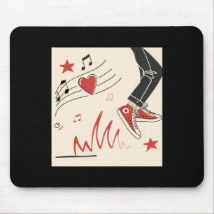 Snicker Music Colourful Expressive Digital Art Ill Mouse Pad